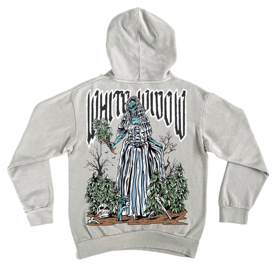 Long sleeve White Widow Cement Heavyweight Hoodie