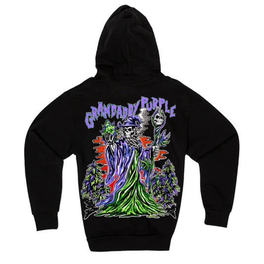 Long sleeve Grandaddy Purple Black Heavyweight Hoodie